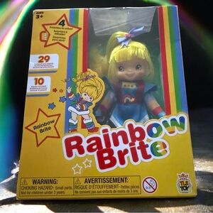 Rainbow Brite Doll TLS  40th Anniversary Edition New in Box Collectible Stickers